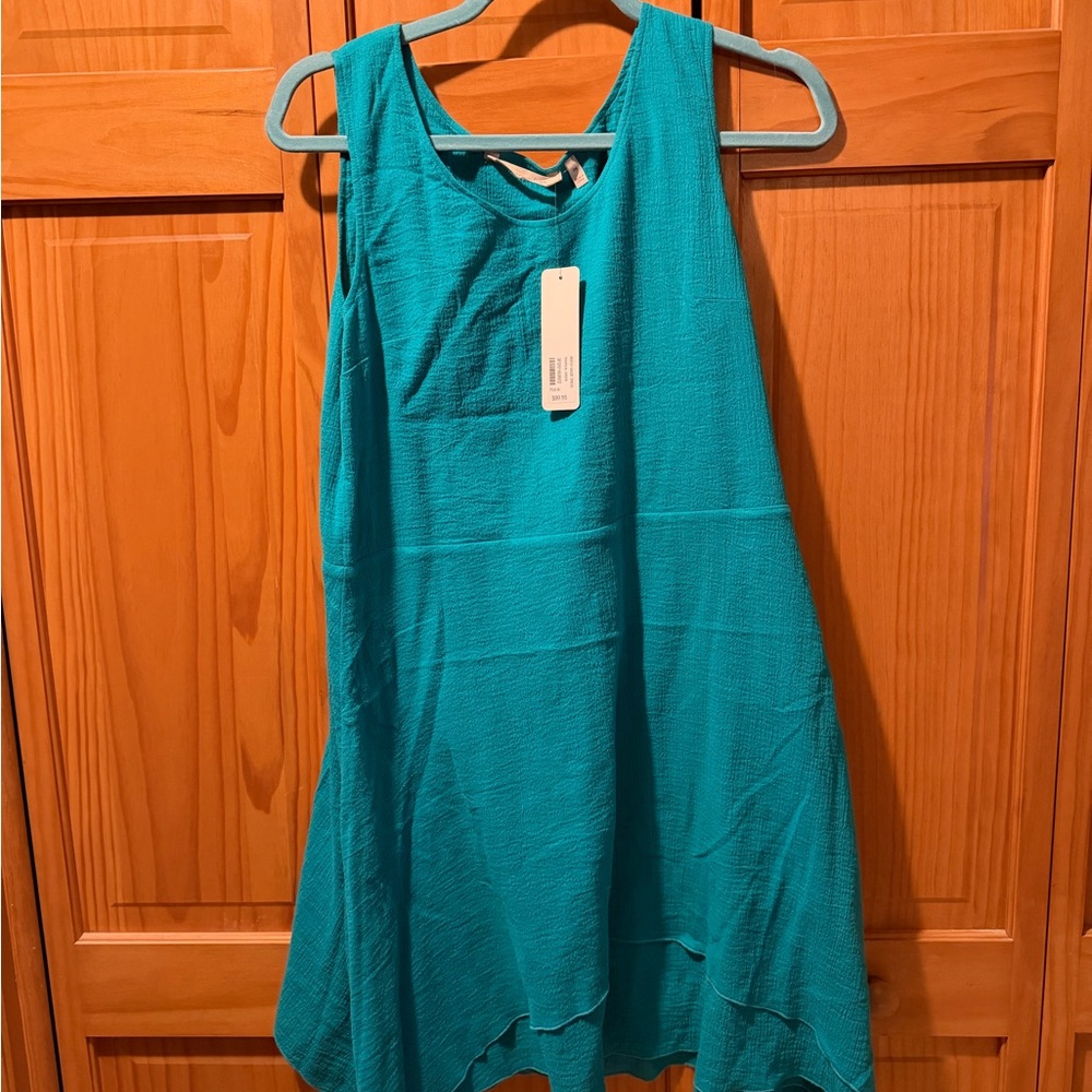 Teal Sleeveless Dress